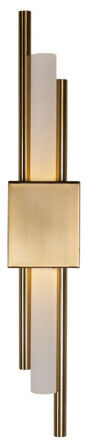 Dimmbare LED Design Wandlampe „Mylas Gold“ 8 x 50 cm